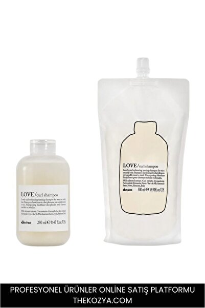 Davines Love Curl Bukle Belirginleştirici Set 250 ml + Refill 500 ml
