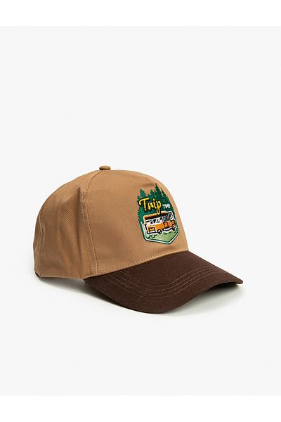 Koton Landscape Embroidered Cap Hat