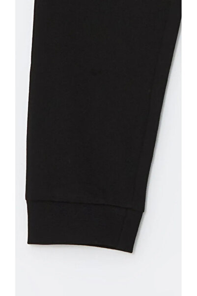 LC Waikiki Lcw Kids Black Girls' Sleepwear Bottom with Elastic Waist