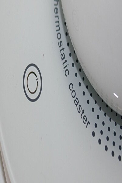 Paras Ticaret Electric Heater White Porcelain Mug Cup with Lid and Spoon See Description