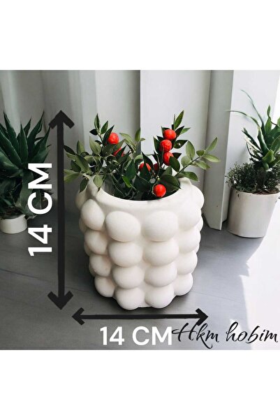 HKM Hobim Bubble Vazo/ Saksı , Kaşıklık, Bubble Vazo, Vazo, Saksı (ÇİÇEKLER H...
