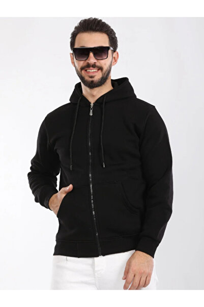 BERNEO Ανδρικό μπλουζάκι με φερμουάρ