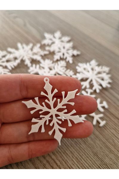 ZOBS 14 Christmas Tree Ornaments Snowflake