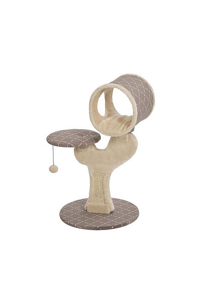 Midwest Feline Nuvo Salvador Cat Furniture - Mushroom - 55.8L x 45W x 78H cm