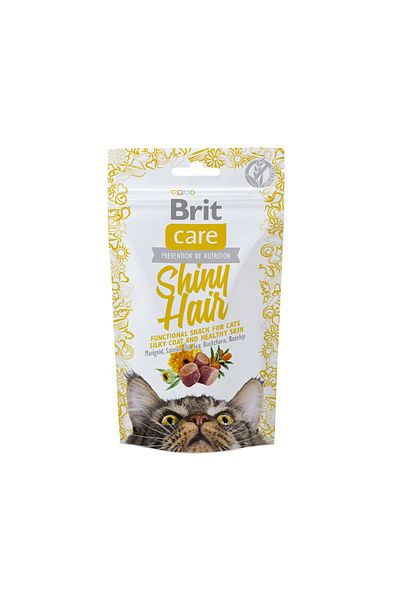 Brit Care Shiny Hair Cat Treats, 50g
