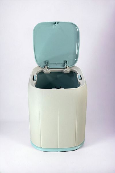 Turkco Touch Mini Trash Can Ecru 1,4lt Volume Organizer Organizer