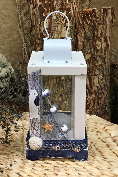 ThenTech Deniz Ağı Denizci Detayı Mumluk Duvara Asılabilir Mum Koymak İçin De...