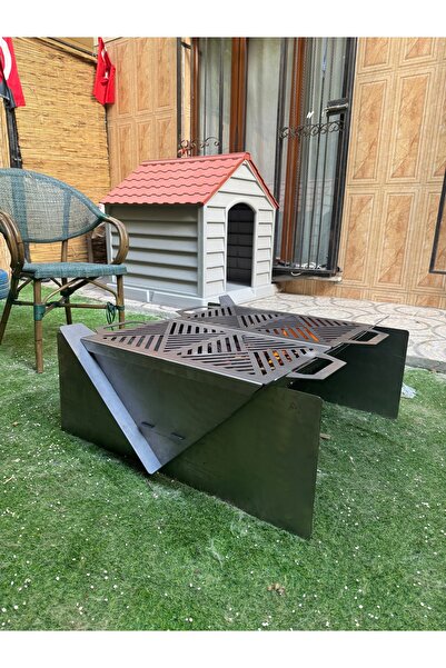 venslora Portatif büyük ateş çukuru & mangal