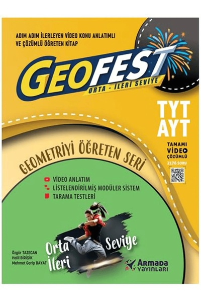 Armada Yayınları Armada YKS TYT AYT Geofest Orta İleri Seviye Soru Kitabı / A...
