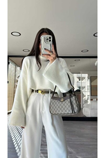 Butik Γυναικείο πλεκτό βελούδινο πουλόβερ De Pose