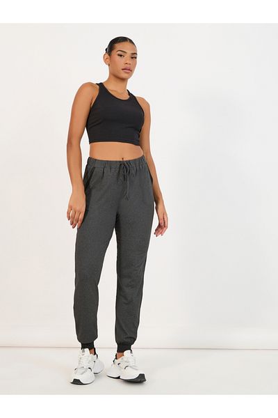 Styli Melange Contrast Pocket Trim & Cuff Joggers