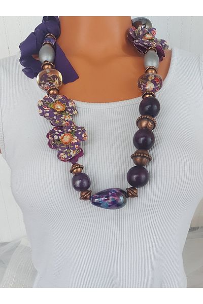 Virgo Epoxy Flower Necklace