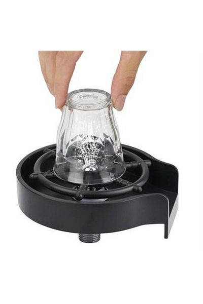 Natural High Pressure Automatic Cup Washing Apparatus Quick Mug Rinser For Kitchen Sinks