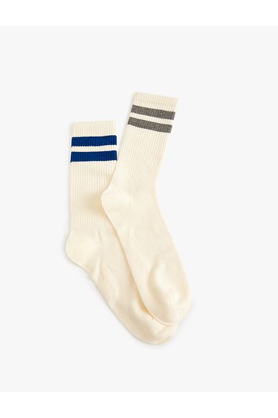 Koton Tennis Socks 2 Pack Multicolored