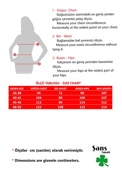 Şans Women's Plus Size Red Wrap Neckline Waist Detail Long Sleeve Dress 65N38602