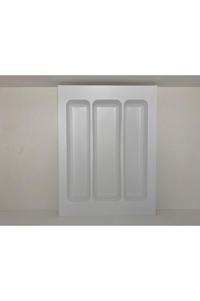 almital mobilya aksesuarları furniture accessories Λευκό μπολ με μικροανάγλυφο σχέδιο 37x49 Πλάτος 32 Μήκος έως 40 cm μπορεί να κοπεί (ΔΩΡΕΑΝ ΚΟΠΗ)
