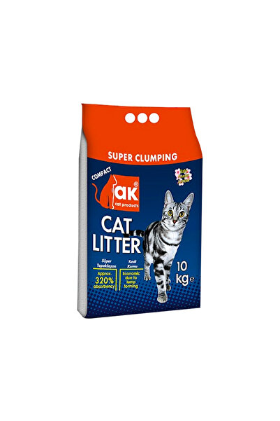 Ak Cat products رمل قطط معطر ببودرة الأطفال - 10 كجم