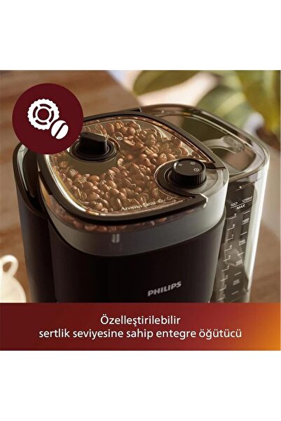 Philips 01 All-in-One Brew, Çekirdek Kahve Öğütücülü Filtre Kahve Makinesi