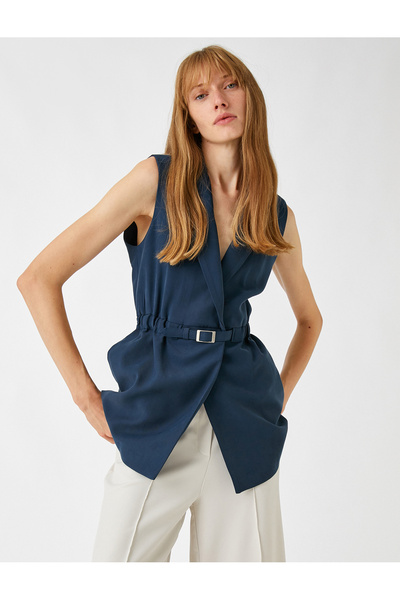Koton Шовковий жилет з поясом