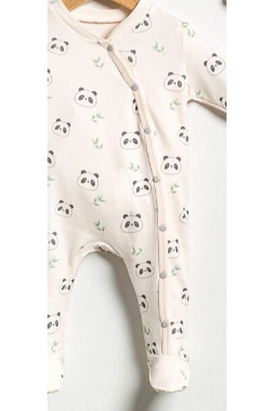 BEREKET BABY 0-3 Months Baby Romper - Cotton, Long Sleeve and Snaps Bereket Baby