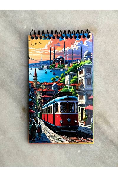 LİMON DEFTER Paperback Spiral Notepad (16X10)