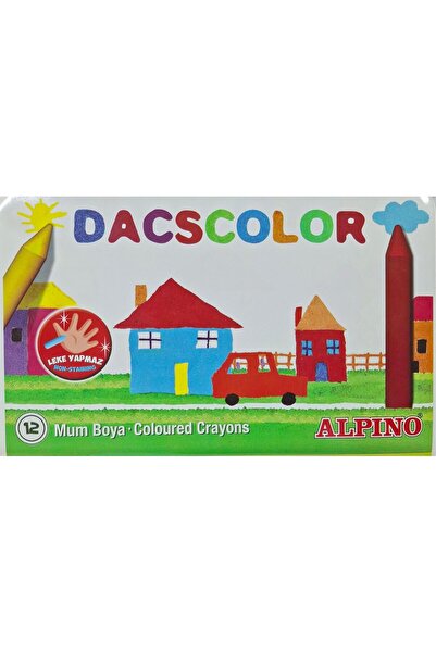 Alpıno ALPİNO Dacscolor 12'li Mum Boya (degerkitap)