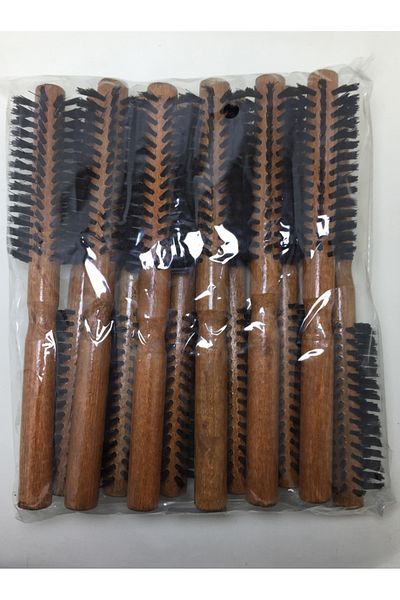 Skygo RD-557A Wire Dark Wood Color Hair Brush Comb
