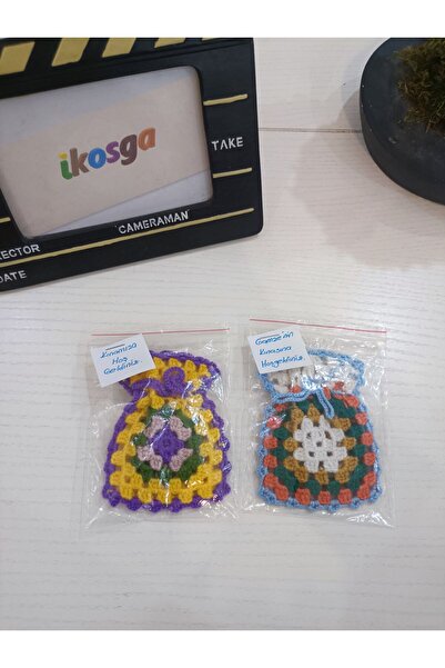 ikosga 30 Adet Karışık Renkli El Örmesi Kişiye Özel Dağıtmalık Hediyelik Kına...