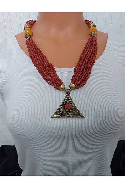 Virgo Agate Stone Necklace