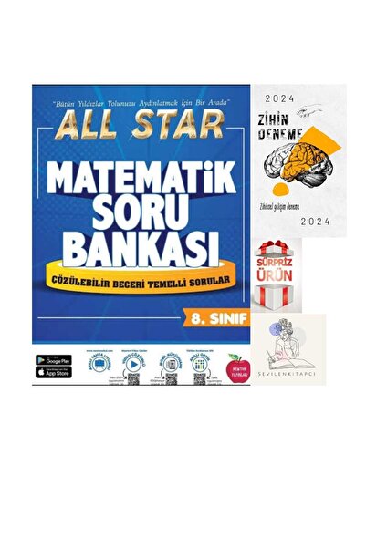 Newton Yayınları NEWTON 8.SINIF ALLSTAR MATEMATİK SB+ZİHİN DENEME(SEVİLENKİTA...
