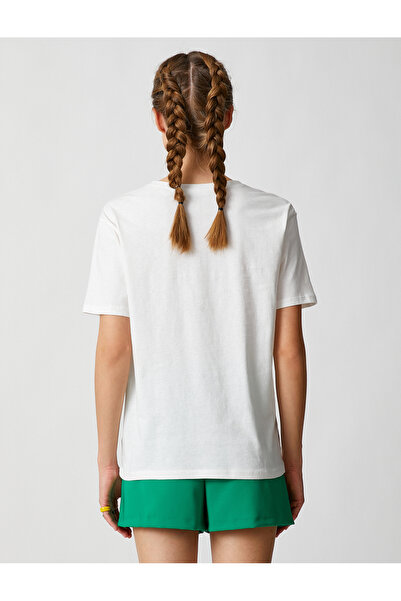 Koton Vysokoškolské tričko s krátkym rukávom Relax Fit