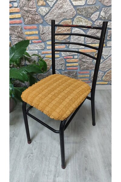 COVER TEKSTİL 4 Adet Demir Sandalyesi Kılıfı