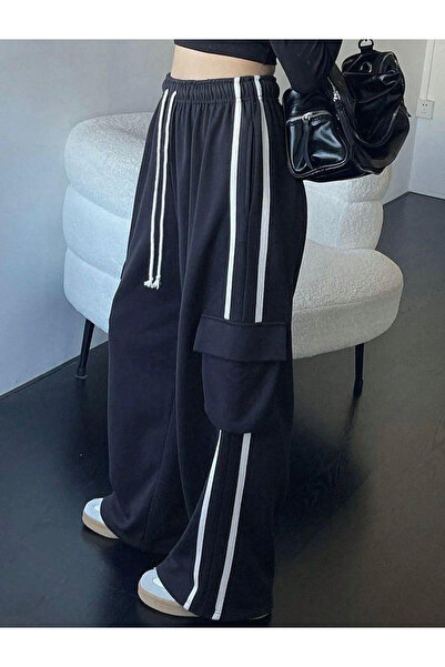 Gofeel Y2K Jogg Gri Kargo Cepli Eşofman Altı