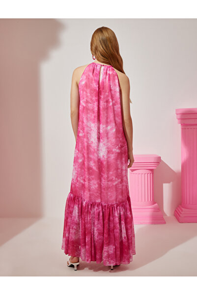 Koton Φόρεμα με λαιμόκοψη με σχέδιο