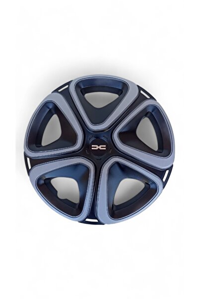 Gülcan Auto Dacia Logan/Stepway/Duster 16 inç JANT KAPAĞI SETİ-C3Gri&Siyah