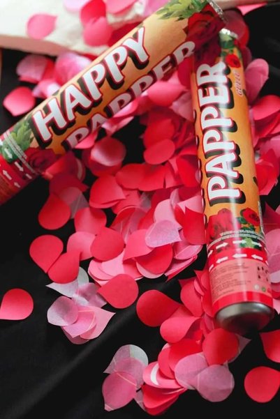 ferah feza New Year's Confetti with Carnival Roses 30cm, Birthday, Party, Engagement Special Day Confetti Set