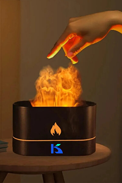 Genel Markalar Alev Aroma Difüzör Lamba Ultrasonik Aromaterapi Nebulizatör Ha...