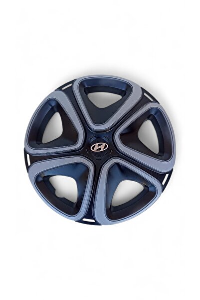 Gülcan Auto Hyundai Accent/İ20/Getz 16 inç JANT KAPAĞI SETİ-C3Gri&Siyah