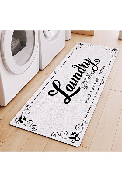 RUGRUMBA Waterproof Washable Clothes Dryer Basket Front Non-Slip Bathroom Rug...