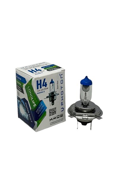 Photon H4 12V 60/55W Eco (%30 Fazla Işık) Halojen Far, Sis Ampulü