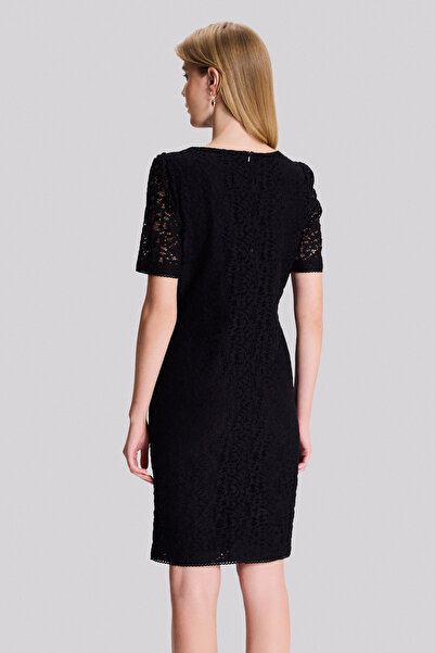 Naramaxx Yarım Kollu Dantel Elbise