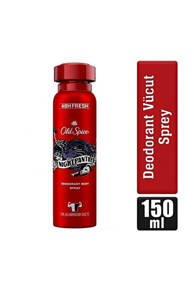 Simple Old Spice Night Panther Erkekler İçin Sprey Vücut Deodorant 150 ml