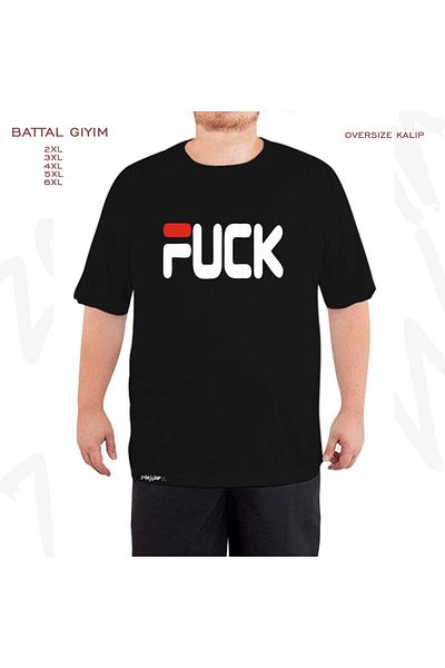 ZOKAWEAR Oversize Argo Printed Battal (Bol) Mold Μαύρο T-Shirt