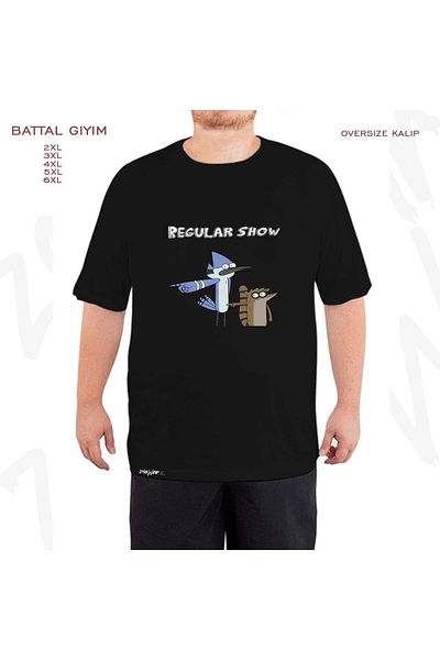 ZOKAWEAR Υπερμεγέθη κανονική εμφάνιση v2 Μαύρο μπλουζάκι με στάμπα Battal (Bol) Fit