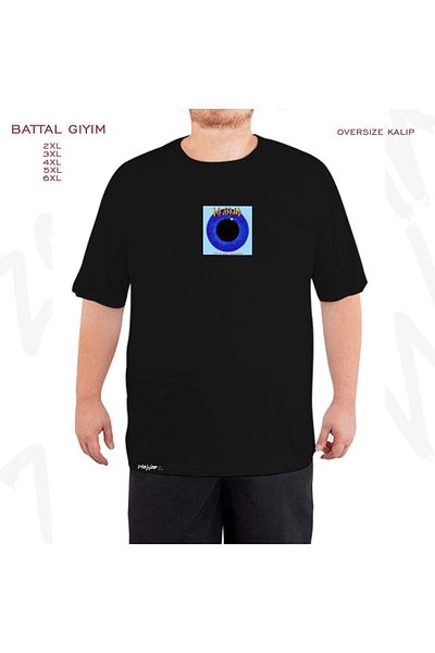 ZOKAWEAR Oversize Def Leppard Rocked Printed Oversize (Bol) Mold Μαύρο T-Shirt