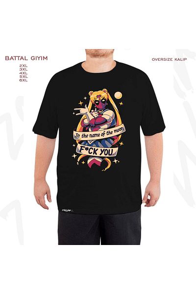 ZOKAWEAR Μαύρο υπερμεγέθη μπλουζάκι με στάμπα 'Warrior Of Love'