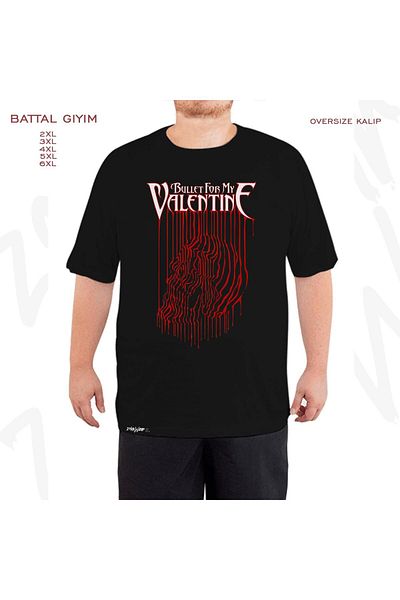 ZOKAWEAR Oversize Bullet For My Printed Battal (Bol) Mold Μαύρο T-Shirt