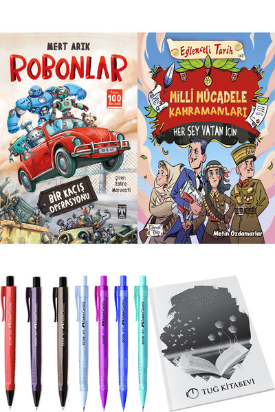Timaş Yayınları Milli Mücadele Kahramanları ve Robonlar Bir Kaçış Operasyonu ...