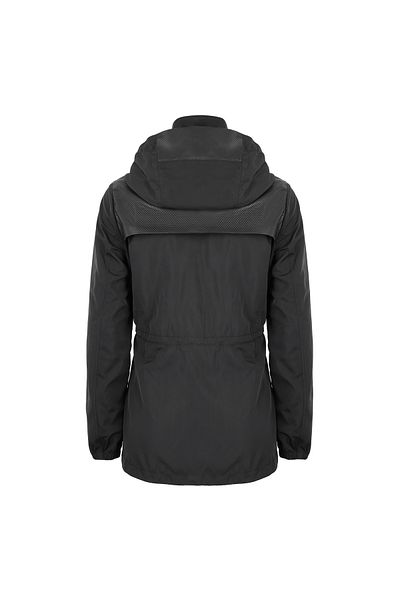 Desa Amoura Black Women's Hooded Water Repellent Raincoat