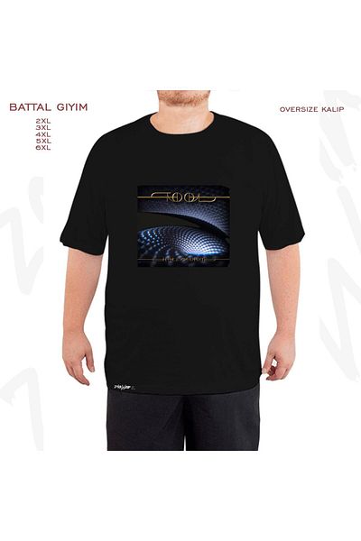ZOKAWEAR Μαύρο μπλουζάκι Oversize Tool Fear Inoculum Rock Metal Band με στάμπα μεγάλου μεγέθους